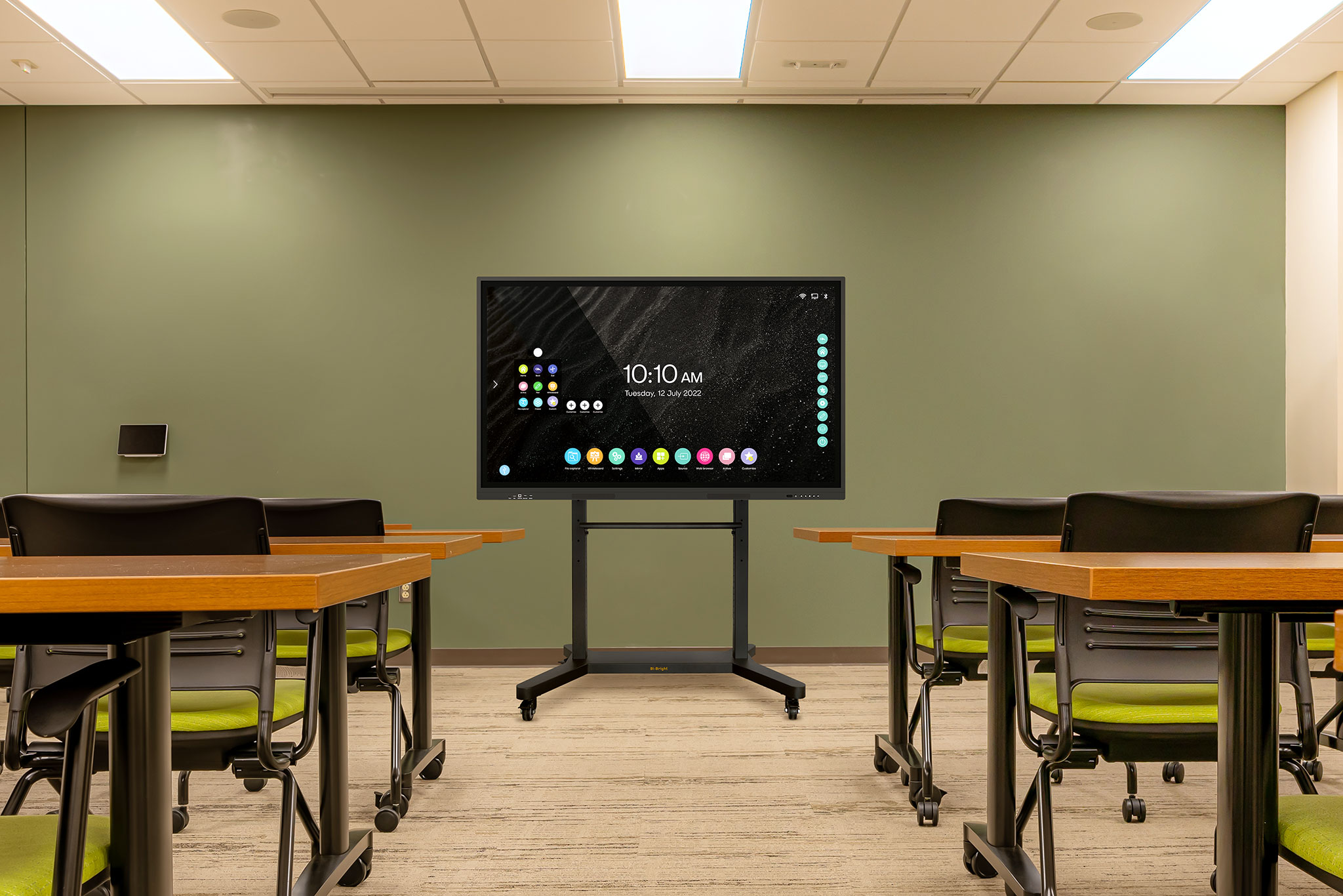 Helpo Mobile Slim Stand with Shelf