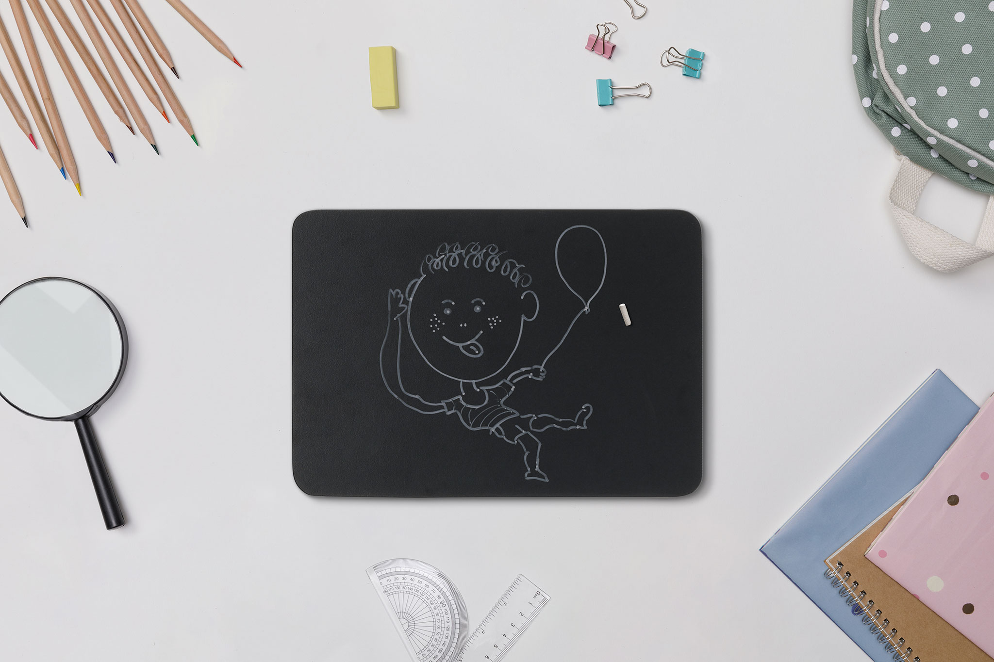Frameless Laptop Chalkboard